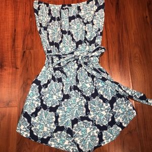 Strapless Lilly Pulitzer romper